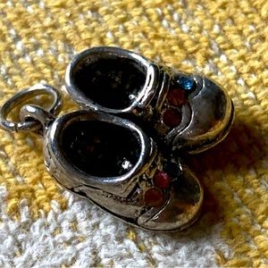 New! It’s a boy baby shoes charm bracelet charm